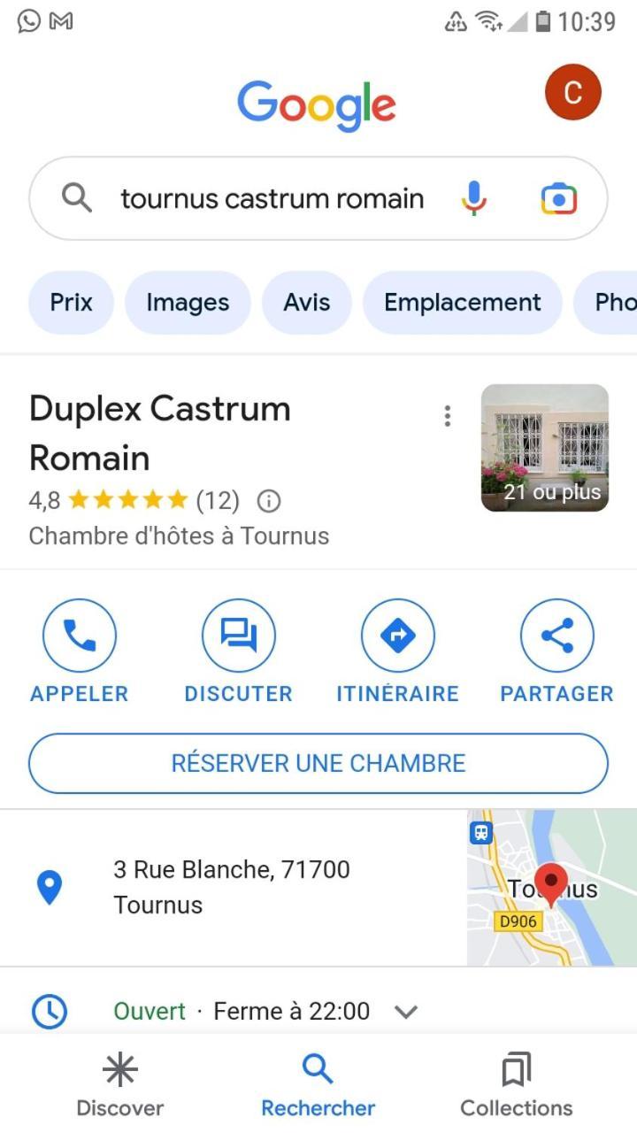Tournus Castrum Romain - Duplex 54 M2 - 3 Etoiles - Petit Box Velo - 5Mn Autoroute Zimmer foto
